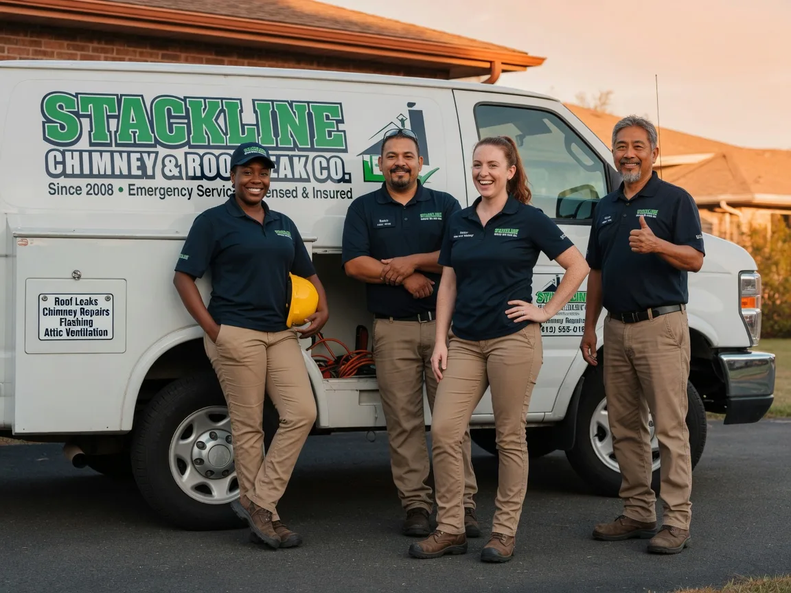 Chimney flashing repair company in Queen City, TX